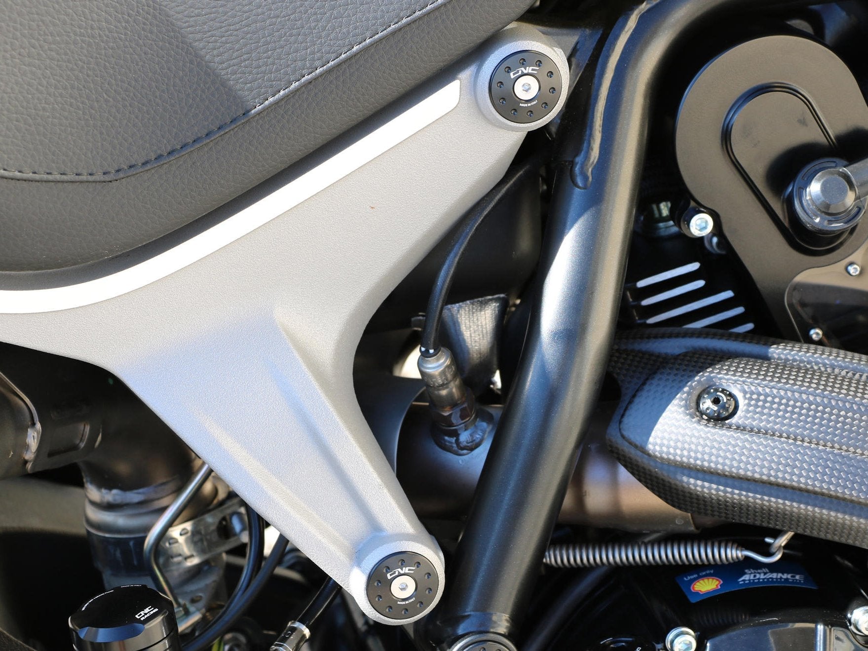 TT351 - CNC RACING Ducati Scrambler 1100 (2018+) Rear Frame Plugs – Accessories in the Motoraider Motorcycle Aftermarket Accessories and Parts Online Shop
