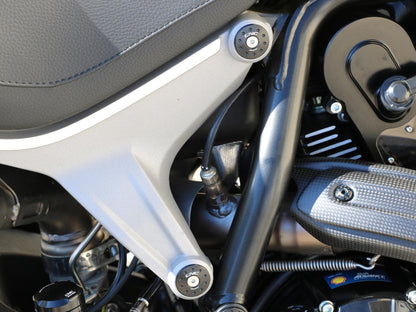 TT351 - CNC RACING Ducati Scrambler 1100 (2018+) Rear Frame Plugs – Accessories in the Motoraider Motorcycle Aftermarket Accessories and Parts Online Shop