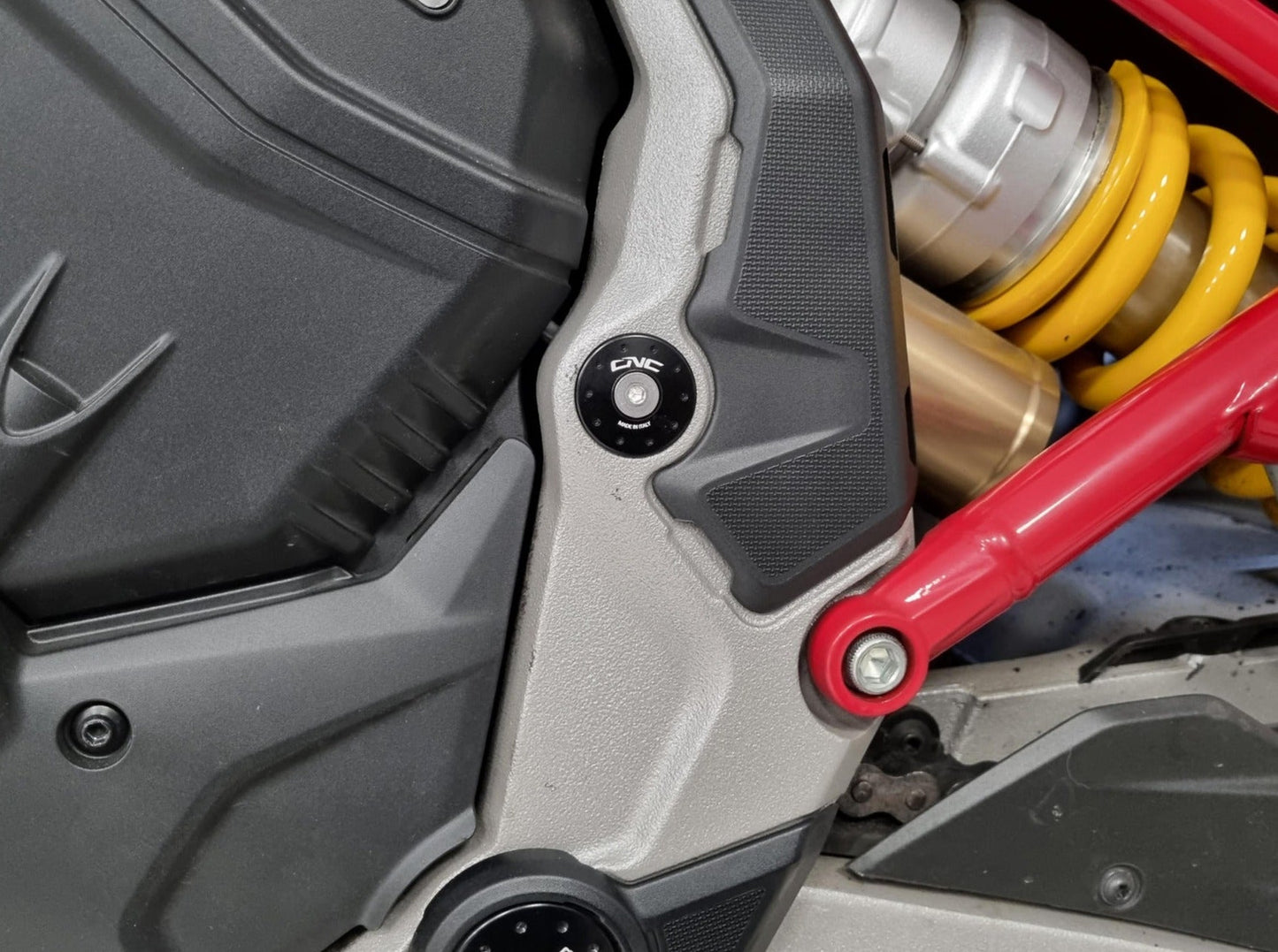 TT371 - CNC RACING Ducati Multistrada V4 (2021+) Frame Plugs (small holes set) – Accessories in the Motoraider Motorcycle Aftermarket Accessories and Parts Online Shop