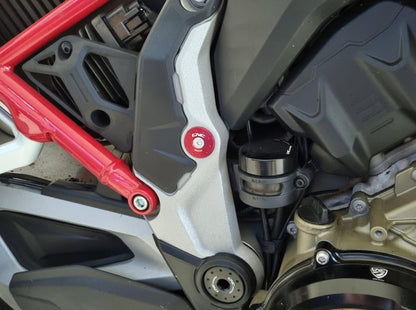 TT371 - CNC RACING Ducati Multistrada V4 (2021+) Frame Plugs (small holes set) – Accessories in the Motoraider Motorcycle Aftermarket Accessories and Parts Online Shop