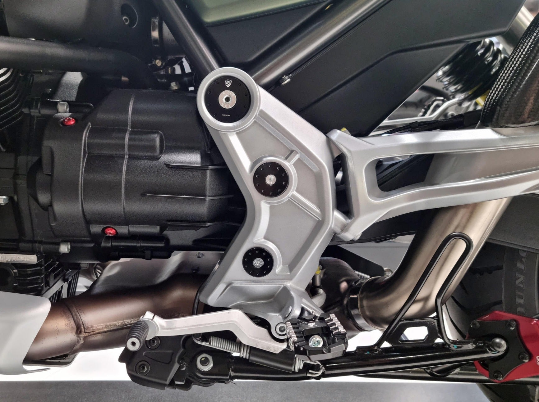 TT402 - CNC RACING Moto Guzzi V85 TT (2019+) Frame Caps Kit – Accessories in the Motoraider Motorcycle Aftermarket Accessories and Parts Online Shop