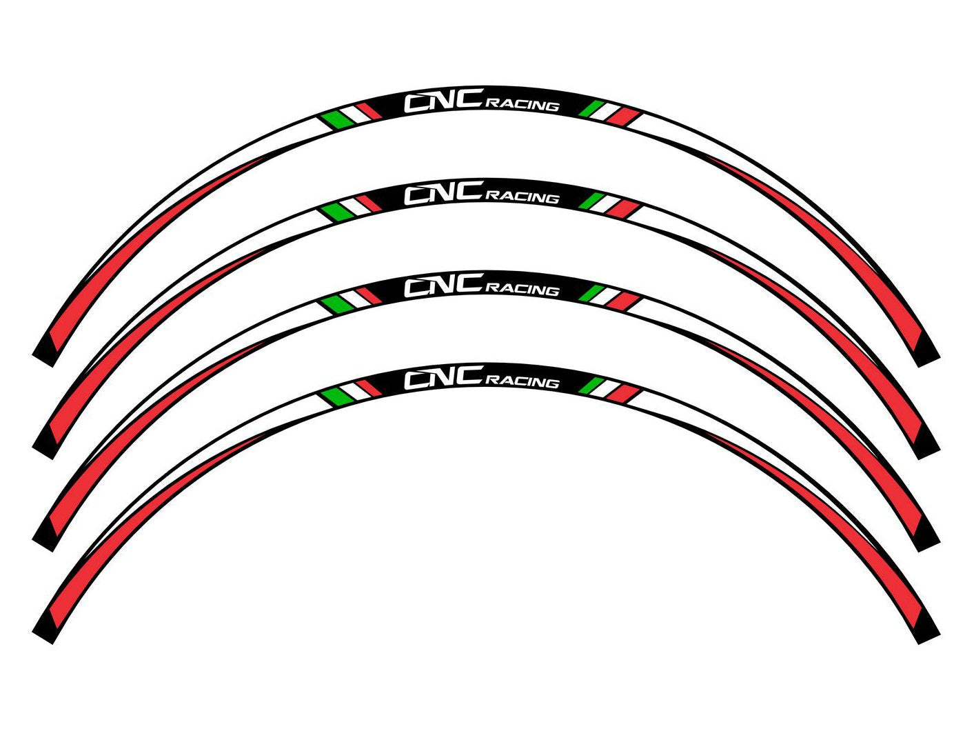 CNC RACING WK001 Wheel Stripes kit (17'') – Accessories in the Motoraider Motorcycle Aftermarket Accessories and Parts Online Shop