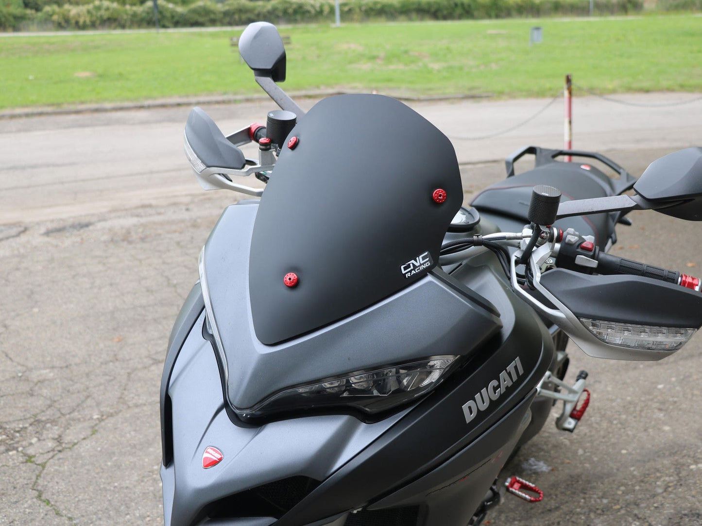 WS350 - CNC RACING Ducati Multistrada (2015+) Wind Screen "Sport" – Accessories in the Motoraider Motorcycle Aftermarket Accessories and Parts Online Shop