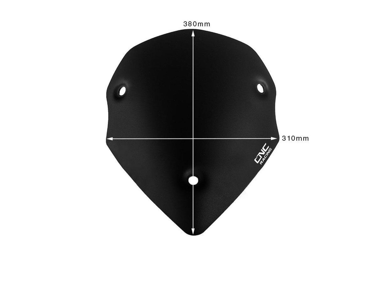 WS350 - CNC RACING Ducati Multistrada (2015+) Wind Screen "Sport" – Accessories in the Motoraider Motorcycle Aftermarket Accessories and Parts Online Shop