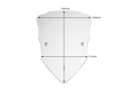 WS351 - CNC RACING Ducati Multistrada (2015+) Wind Screen "Touring" – Accessories in the Motoraider Motorcycle Aftermarket Accessories and Parts Online Shop