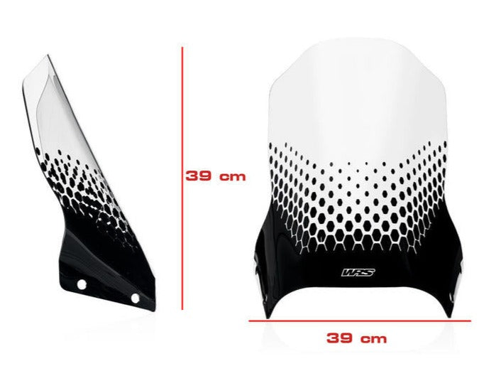WS363 - CNC RACING Ducati DesertX (2022+) Wind Screen (Touring) – Accessories in the Motoraider Motorcycle Aftermarket Accessories and Parts Online Shop