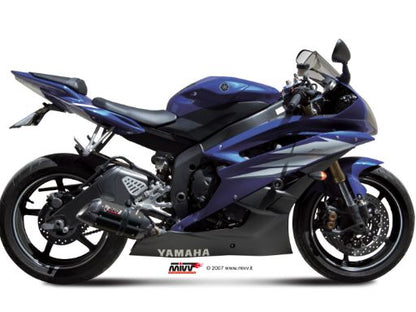 MIVV Y.021 YAMAHA YZF 600 R6 (2006 - 2016) SLIP-ON Exhaust "SUONO" (Black; approved) – Accessories in the 2WheelsHero Motorcycle Aftermarket Accessories and Parts Online Shop