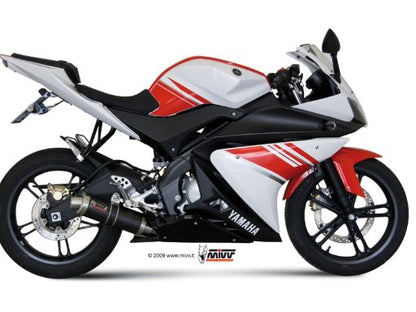 MIVV Y.030 YAMAHA YZF R125 (2008 - 2013) Full System Exhaust "GP" (Black; approved) – Accessories in the 2WheelsHero Motorcycle Aftermarket Accessories and Parts Online Shop