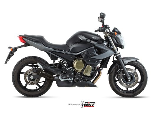 MIVV Y.032 YAMAHA XJ6 / XJ6 DIVERSION (2009 - 2016) Slip On Exhaust "DOUBLE GUN" (Black; approved) – Accessories in the 2WheelsHero Motorcycle Aftermarket Accessories and Parts Online Shop