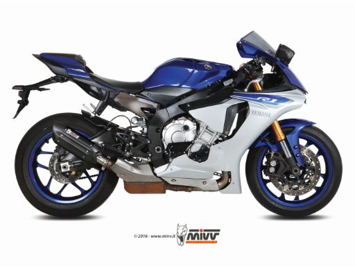 MIVV Y.050 YAMAHA YZF 1000 R1 (2015 - 2022) SLIP-ON Exhaust "SUONO" (Black; approved) – Accessories in the 2WheelsHero Motorcycle Aftermarket Accessories and Parts Online Shop