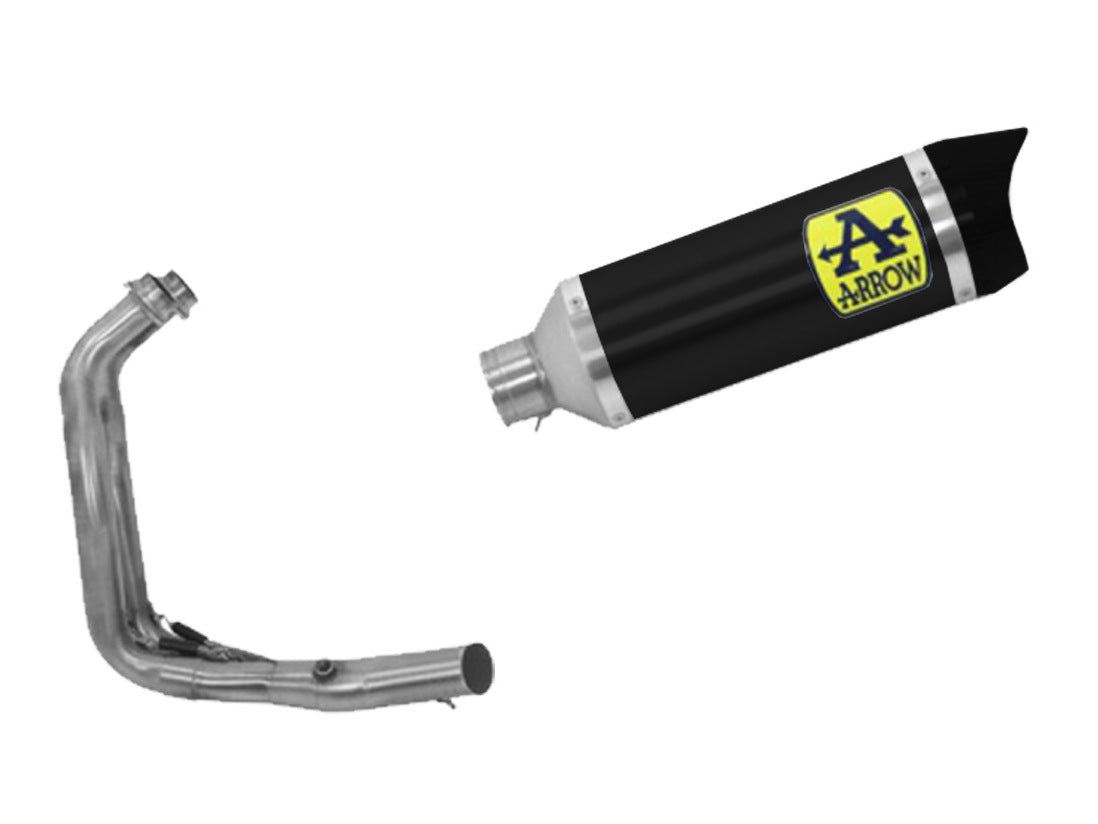 ARROW 71758MI+71930AKN Yamaha MT-07 (2021+) Full Exhaust System "Competition Evo Thunder" (aluminum; racing) – Accessories in the 2WheelsHero Motorcycle Aftermarket Accessories and Parts Online Shop