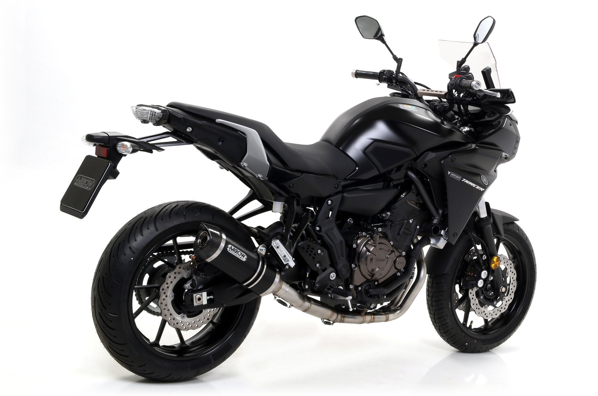 ARROW 71655MI+71817AON Yamaha MT-07 (14/20) Full Exhaust System "Competition Evo Thunder" (aluminum; racing) – Accessories in the 2WheelsHero Motorcycle Aftermarket Accessories and Parts Online Shop