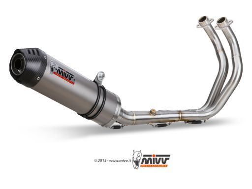 MIVV Y.053 YAMAHA XSR 700 (2016 - 2020) Full System Exhaust "OVAL" (Titanium+ Carbon Cap; approved) – Accessories in the 2WheelsHero Motorcycle Aftermarket Accessories and Parts Online Shop