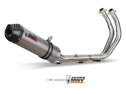 MIVV Y.053 YAMAHA XSR 700 (2016 - 2020) Full System Exhaust "OVAL" (Titanium+ Carbon Cap; approved) – Accessories in the 2WheelsHero Motorcycle Aftermarket Accessories and Parts Online Shop