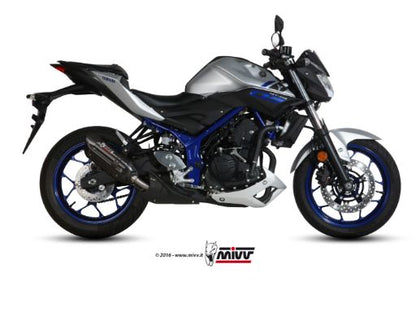 MIVV Y.055 YAMAHA MT-03 (2016 - ) Slip On Exhaust "SUONO" (Black; approved) – Accessories in the 2WheelsHero Motorcycle Aftermarket Accessories and Parts Online Shop