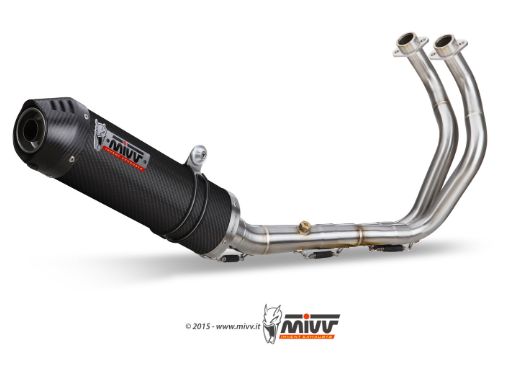 MIVV Y.053 YAMAHA XSR 700 (2016 - 2020) Full System Exhaust "OVAL" (Carbon + Carbon Cap; approved) – Accessories in the 2WheelsHero Motorcycle Aftermarket Accessories and Parts Online Shop