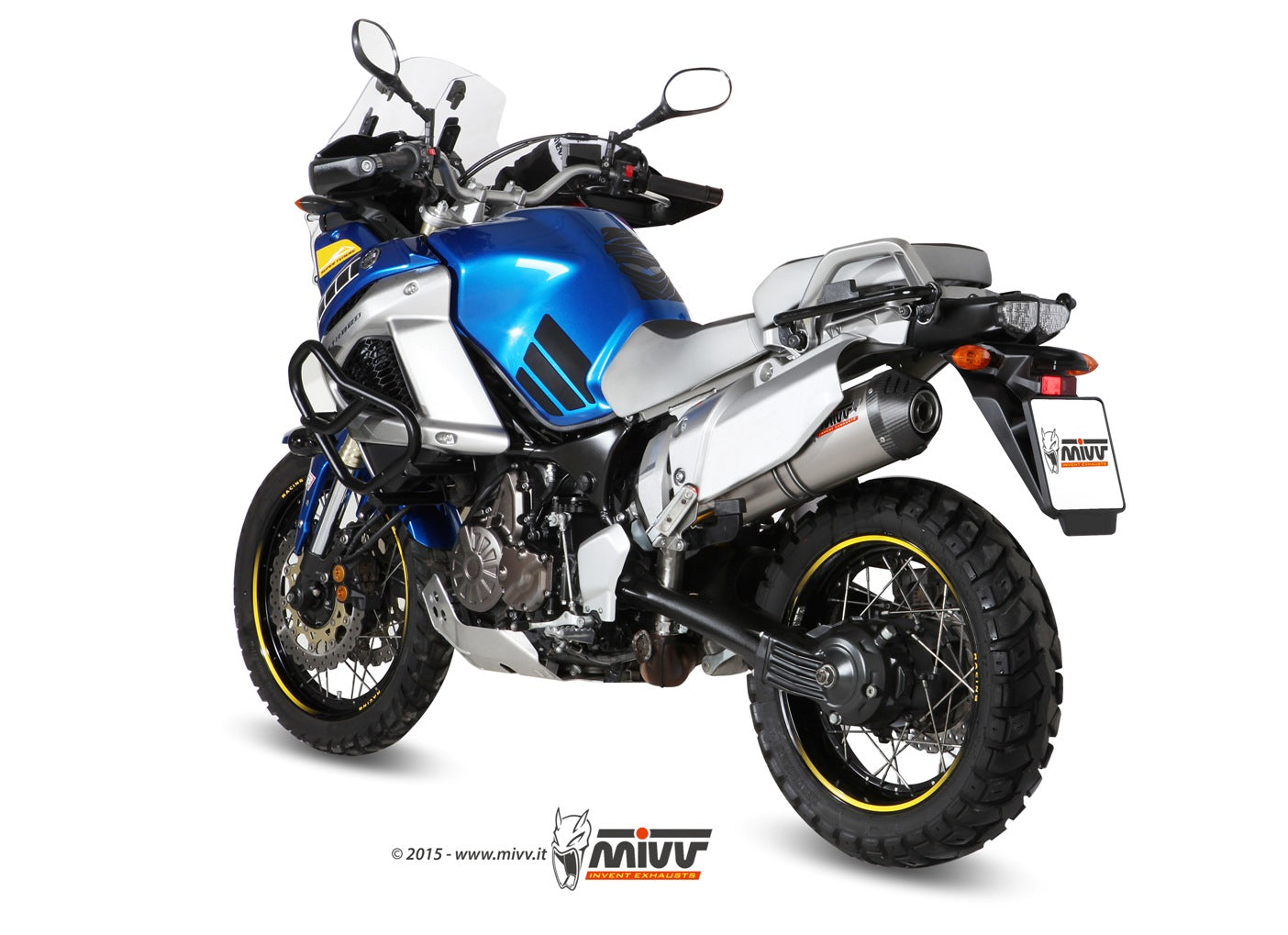 MIVV Y.034 YAMAHA XT 1200 Z SUPERTENERE (2010 - 2020) Slip On Exhaust "OVAL" (Titanium+ Carbon Cap; approved) – Accessories in the 2WheelsHero Motorcycle Aftermarket Accessories and Parts Online Shop