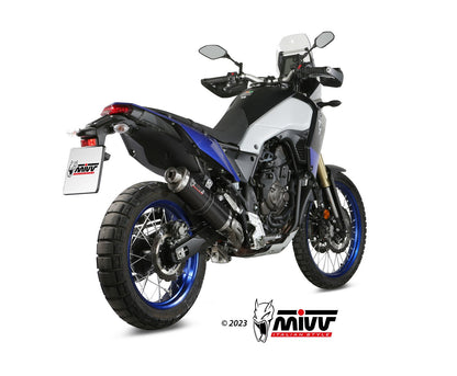 MIVV Y.064 YAMAHA TENERE' 700 (2019 - ) SLIP-ON Exhaust "OVAL" (Black; approved) – Accessories in the 2WheelsHero Motorcycle Aftermarket Accessories and Parts Online Shop