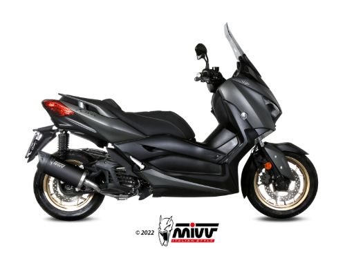 MIVV MV.YA.0002 YAMAHA X-MAX 125 (2017 - 2020) Full System Exhaust "MOVER" (Black; approved) – Accessories in the 2WheelsHero Motorcycle Aftermarket Accessories and Parts Online Shop