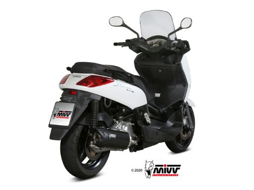 MIVV MV.YA.0006 YAMAHA X-MAX 300 (2021 - ) Slip On Exhaust "MOVER" (Black; approved) – Accessories in the 2WheelsHero Motorcycle Aftermarket Accessories and Parts Online Shop