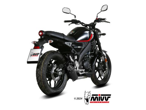 MIVV Y.075 YAMAHA XSR 125 (2022 -) Full System Exhaust "HR-1" (LONG CARBON BACKPLATE; approved) – Accessories in the 2WheelsHero Motorcycle Aftermarket Accessories and Parts Online Shop