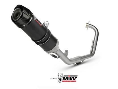 MIVV Y.030 YAMAHA YZF R125 (2008 - 2013) Full System Exhaust "GP" (Carbon + Carbon Cap; approved) – Accessories in the 2WheelsHero Motorcycle Aftermarket Accessories and Parts Online Shop