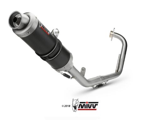 MIVV Y.030 YAMAHA YZF R125 (2008 - 2013) Full System Exhaust "GP" (Black; approved) – Accessories in the 2WheelsHero Motorcycle Aftermarket Accessories and Parts Online Shop