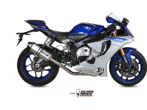 MIVV X.YA.0010 YAMAHA YZF 1000 R1 (2015 - 2022) Exhaust "Full System" (Stainless Steel; not approved) – Accessories in the 2WheelsHero Motorcycle Aftermarket Accessories and Parts Online Shop