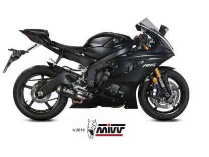 MIVV Y.063 YAMAHA YZF 600 R6 (2017 - 2021) SLIP-ON Exhaust "MK3" (Carbon; approved) – Accessories in the 2WheelsHero Motorcycle Aftermarket Accessories and Parts Online Shop