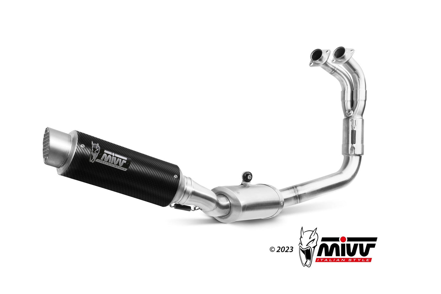 MIVV Y.071 YAMAHA R7 (2022 -) Full System High Exhaust "GP Pro" (Carbon; approved) – Accessories in the 2WheelsHero Motorcycle Aftermarket Accessories and Parts Online Shop