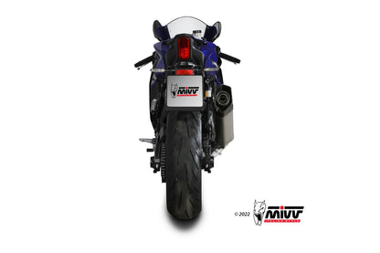 MIVV X.YA.0012 YAMAHA R7 (2022 -) Full System High Exhaust "Full System" (Stainless Steel; approved) – Accessories in the 2WheelsHero Motorcycle Aftermarket Accessories and Parts Online Shop