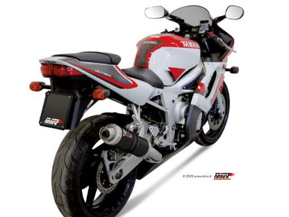 MIVV Y.003 YAMAHA YZF 600 R6 (1999 - 2002) SLIP-ON Exhaust "GP" (Black; approved) – Accessories in the 2WheelsHero Motorcycle Aftermarket Accessories and Parts Online Shop