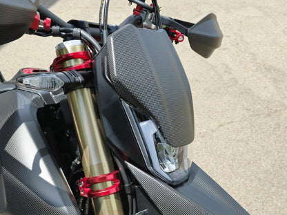 ZA266 - CNC RACING Ducati Hypermotard 698 Mono (2024+) Carbon Windshield – Accessories in the Motoraider Motorcycle Aftermarket Accessories and Parts Online Shop