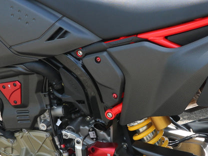 KV484 - CNC RACING Ducati Hypermotard 698 Mono (2024+) Frame Side Covers Screw Kit – Accessories in the Motoraider Motorcycle Aftermarket Accessories and Parts Online Shop