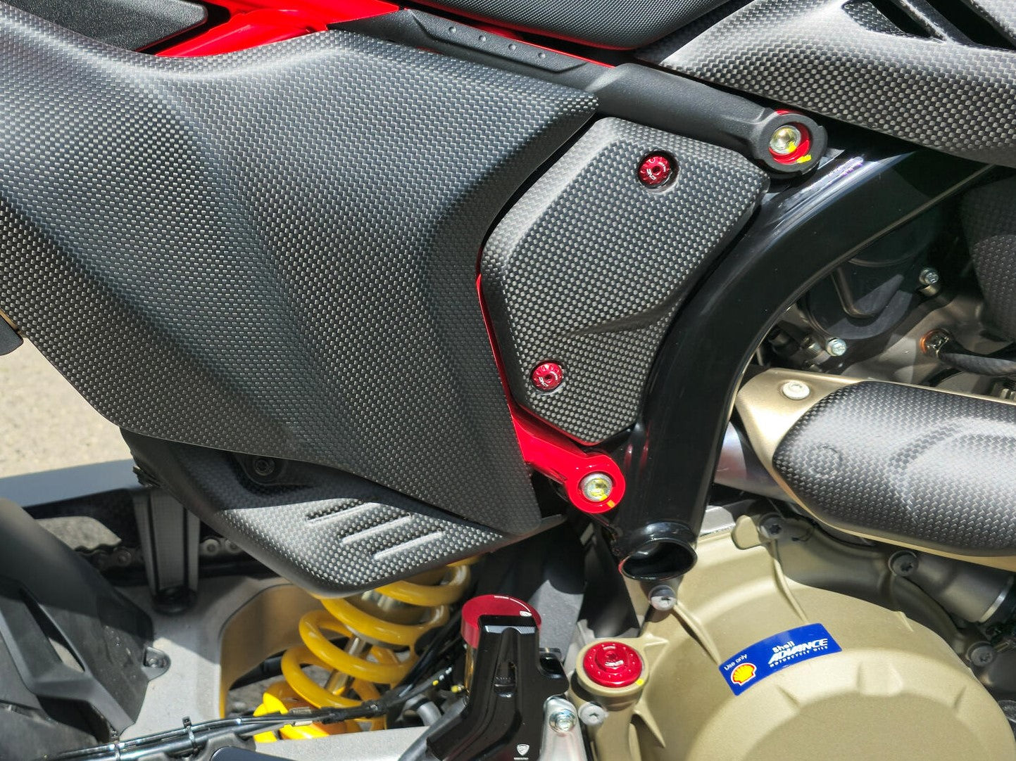 KV484 - CNC RACING Ducati Hypermotard 698 Mono (2024+) Frame Side Covers Screw Kit – Accessories in the Motoraider Motorcycle Aftermarket Accessories and Parts Online Shop