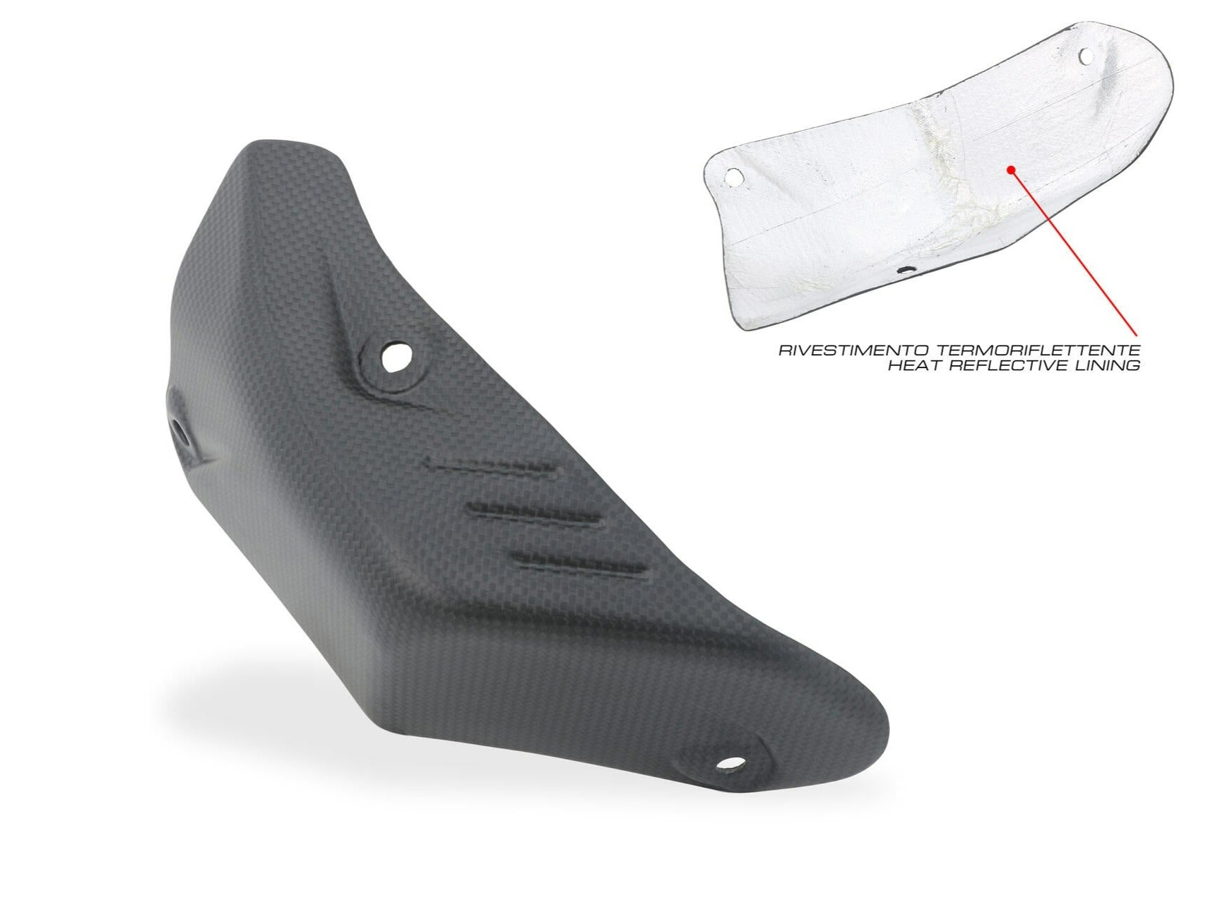 ZA276 - CNC RACING Ducati Hypermotard 698 Mono (2024+) Carbon Exhaust Pipe Rear Heat Guard – Accessories in the Motoraider Motorcycle Aftermarket Accessories and Parts Online Shop