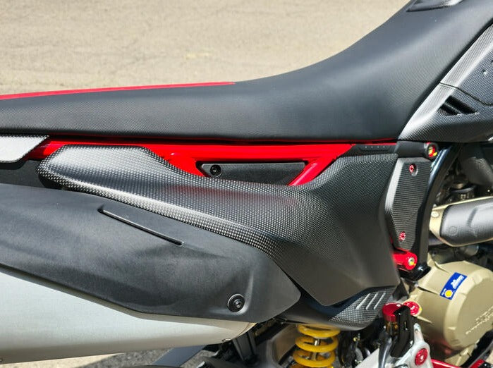ZA277 - CNC RACING Ducati Hypermotard 698 Mono (2024+) Carbon Rear Subframe Covers – Accessories in the Motoraider Motorcycle Aftermarket Accessories and Parts Online Shop