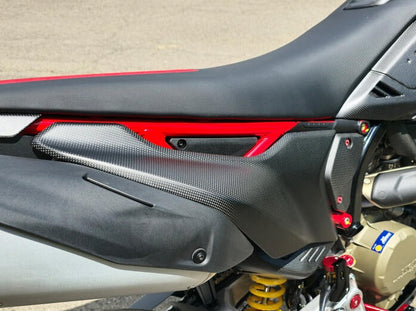 ZA277 - CNC RACING Ducati Hypermotard 698 Mono (2024+) Carbon Rear Subframe Covers – Accessories in the Motoraider Motorcycle Aftermarket Accessories and Parts Online Shop