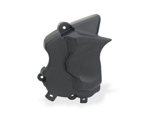 ZA281 - CNC RACING Ducati Hypermotard 698 Mono (2024+) Carbon Front Sprocket Cover – Accessories in the Motoraider Motorcycle Aftermarket Accessories and Parts Online Shop