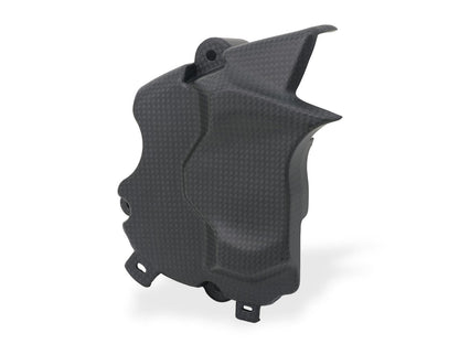 ZA281 - CNC RACING Ducati Hypermotard 698 Mono (2024+) Carbon Front Sprocket Cover – Accessories in the Motoraider Motorcycle Aftermarket Accessories and Parts Online Shop