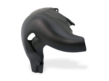 ZA302 - CNC RACING Ducati Streetfighter V4 (2021+) Carbon Exhaust Collector Guard (Euro 5) – Accessories in the Motoraider Motorcycle Aftermarket Accessories and Parts Online Shop