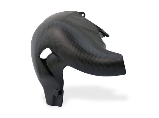 ZA302 - CNC RACING Ducati Streetfighter V4 (2021+) Carbon Exhaust Collector Guard (Euro 5) – Accessories in the Motoraider Motorcycle Aftermarket Accessories and Parts Online Shop