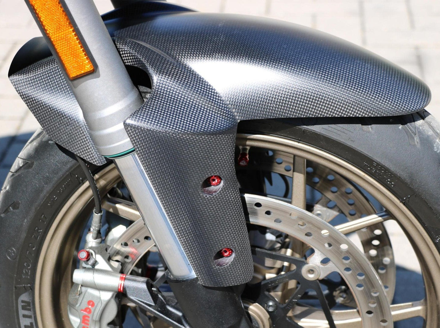 KV446 - CNC RACING Ducati Hypermotard / Multistrada Front Mudguard Screws – Accessories in the Motoraider Motorcycle Aftermarket Accessories and Parts Online Shop