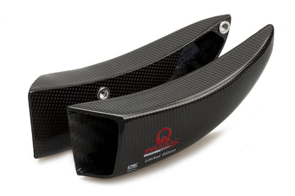 ZA701PR - CNC RACING Ducati Panigale V4 / Streetfighter V4 (18/24) Carbon Front Brake Cooling System "GP Ducts" (Pramac edition) – Accessories in the Motoraider Motorcycle Aftermarket Accessories and Parts Online Shop