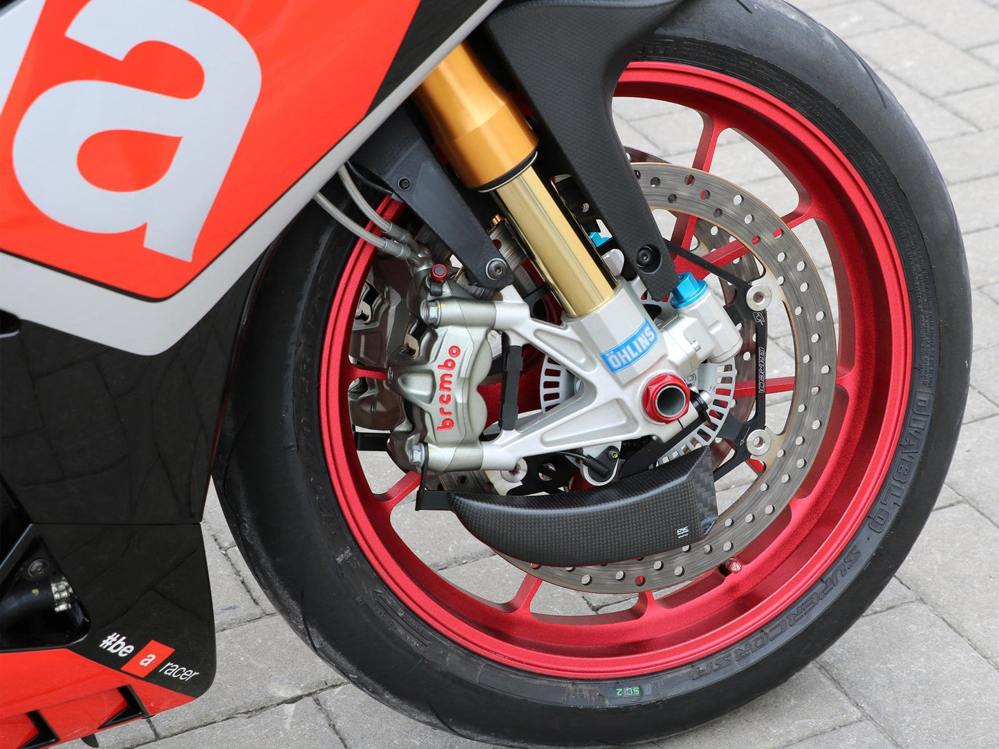 ZA701 - CNC RACING Ducati Panigale V4 / Streetfighter V4 (18/24) Carbon Front Brake Cooling System "GP Ducts" – Accessories in the Motoraider Motorcycle Aftermarket Accessories and Parts Online Shop