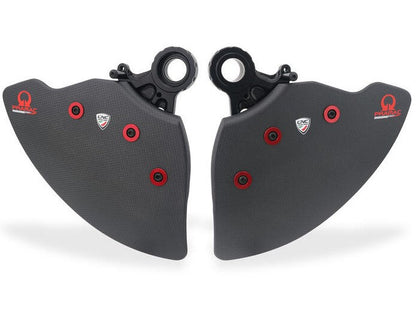 CNC RACING ZA750PR Ducati Streetfighter / Panigale V2 / V4 Carbon Front Brake Cooling System (Pramac Edition) – Accessories in the Motoraider Motorcycle Aftermarket Accessories and Parts Online Shop