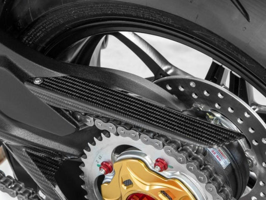 ZA834 - CNC RACING MV Agusta Carbon Upper Chain Guard – Accessories in the Motoraider Motorcycle Aftermarket Accessories and Parts Online Shop