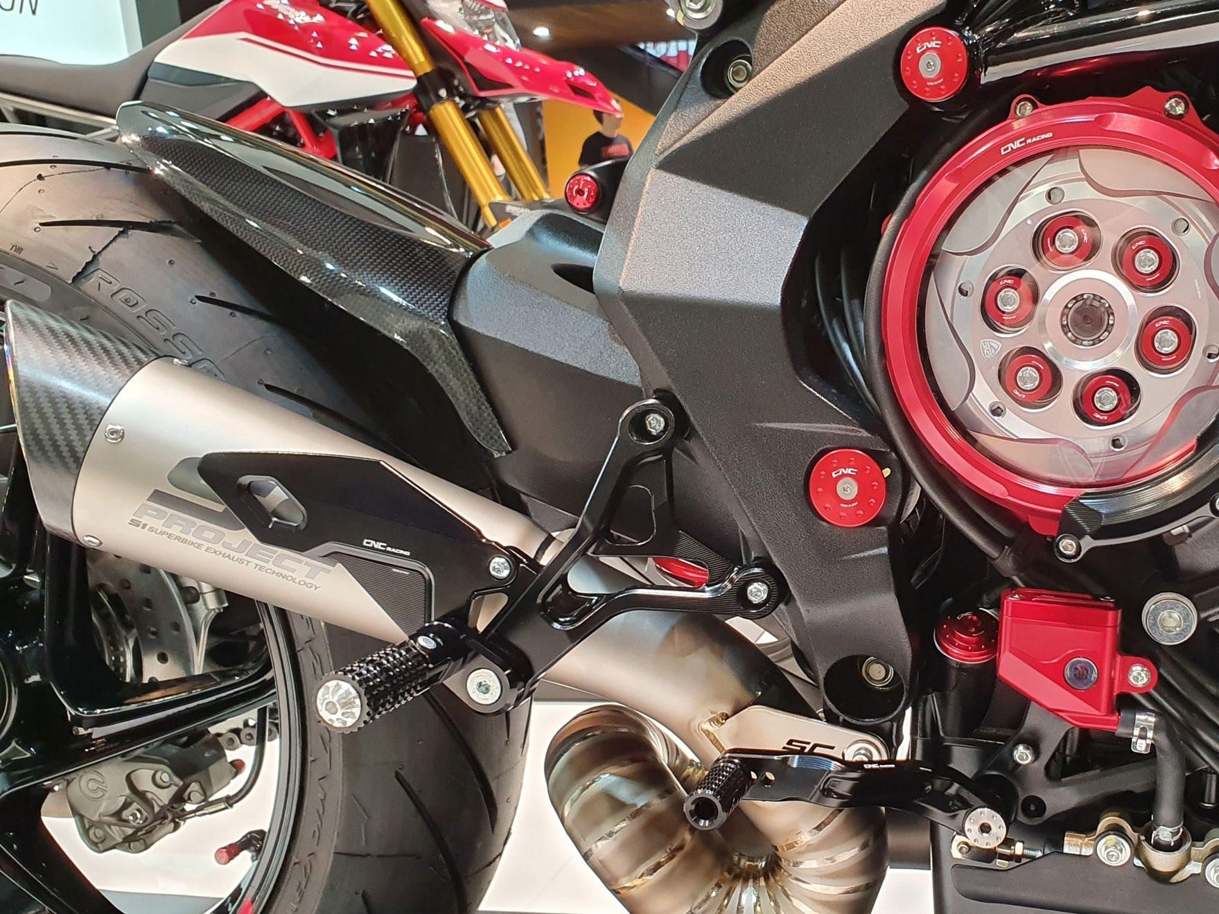 ZA835 - CNC RACING MV Agusta Carbon Rear Fender – Accessories in the Motoraider Motorcycle Aftermarket Accessories and Parts Online Shop