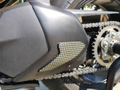 ZA865 - CNC RACING Ducati Panigale V4 (18/24) Carbon & Kevlar Swingarm Cover – Accessories in the Motoraider Motorcycle Aftermarket Accessories and Parts Online Shop