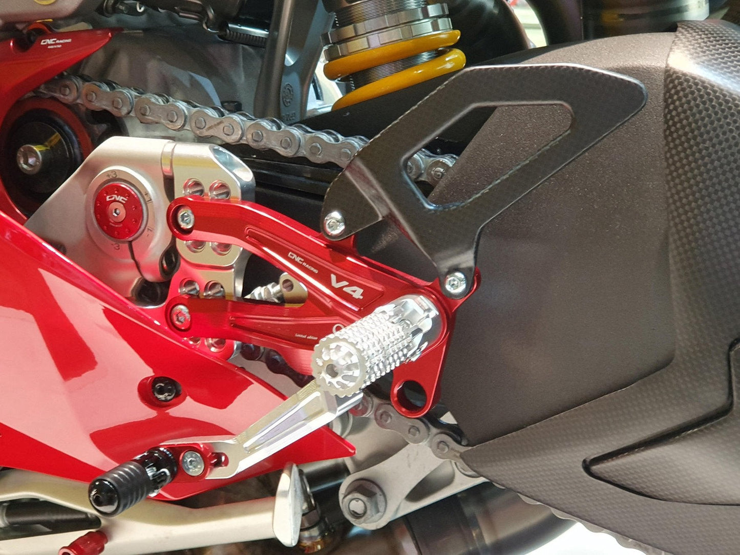 ZA866 - CNC RACING Ducati Panigale V4 (18/24) Carbon Heel Guards (for CNC RACING rearsets) – Accessories in the Motoraider Motorcycle Aftermarket Accessories and Parts Online Shop